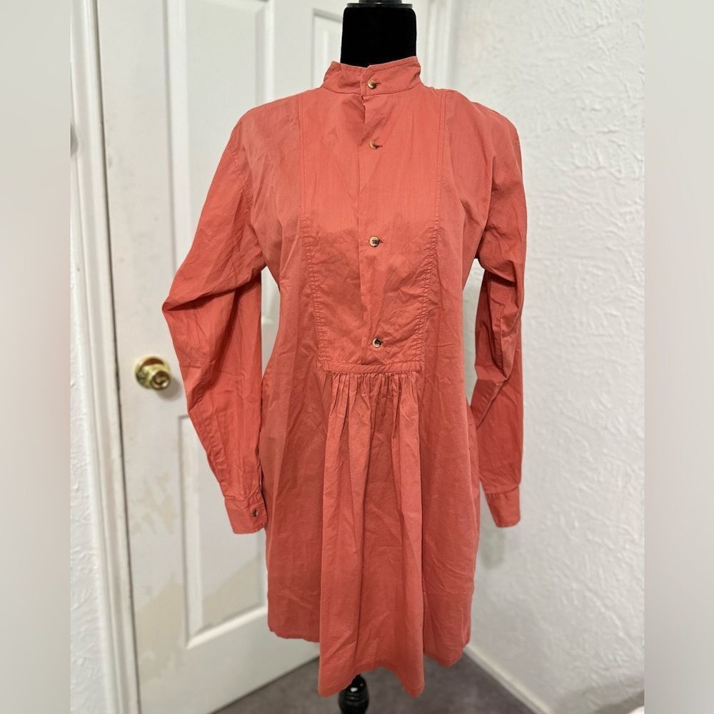 Eskandar Midi Length Shirt Dress Size 0